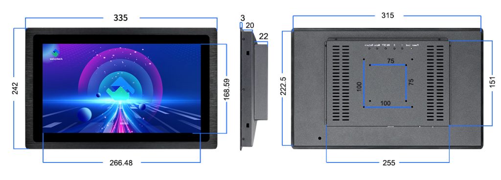 12.1 Industrial capacitive touch display