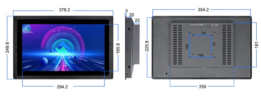 13.3inch Industrial capacitive touch display