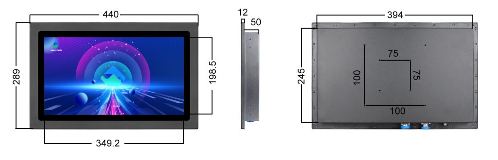 15.6 IP66 Industrail Touch Monitor W