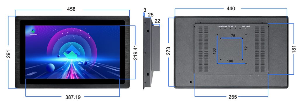 17.3inch Industrial capacitive touch display