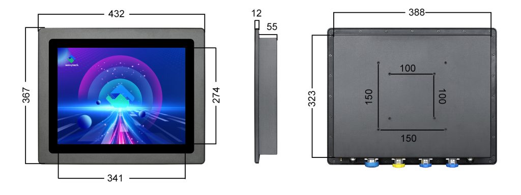 17inch IP66 Industrail Touch Monitor