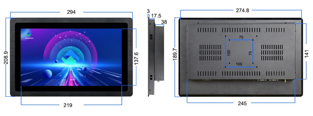 industrial touch PC 10.1 16 .10